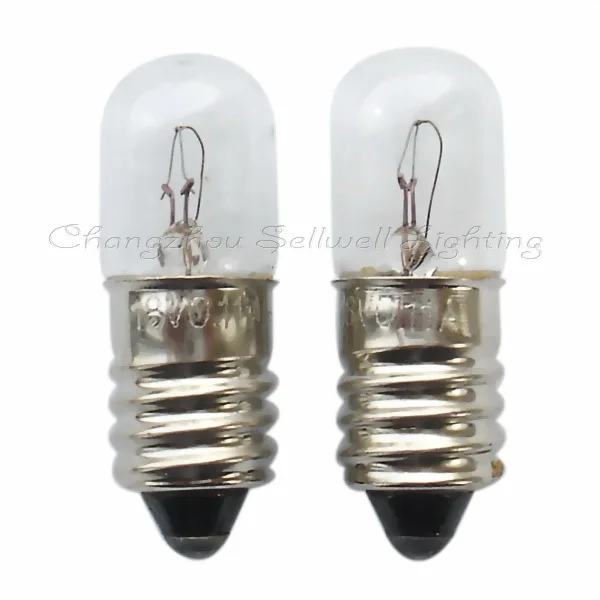 Miniature bulb 18v 0.11a e10 t10x28 a356 high quality sellwell lighting