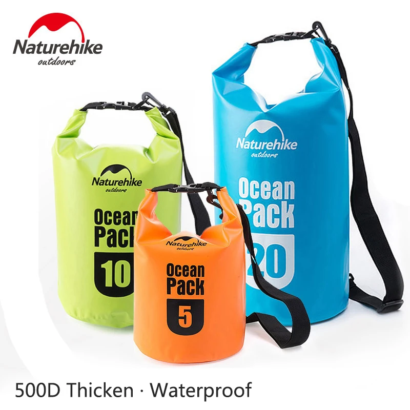 Naturehike сухая сумка 5L/10L/20L сумки через плечо водонепроницаемые для плавания реки