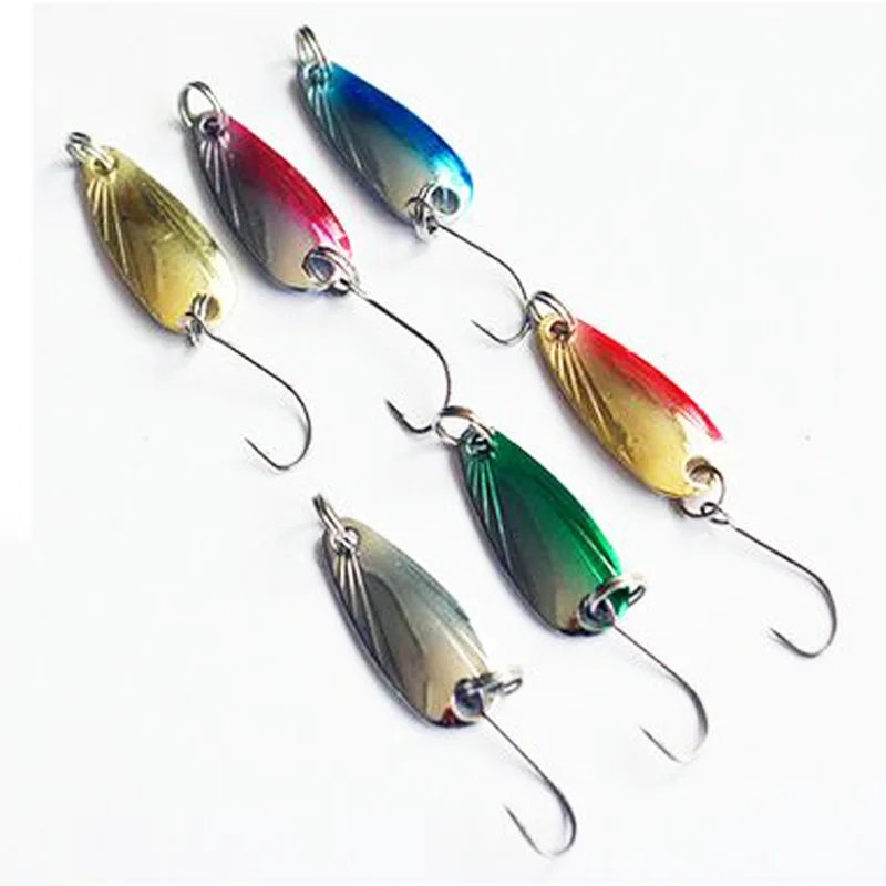 TOMA 10 шт. 2 5 г металлическая ложка для рыбалки приманки металлический Спиннер