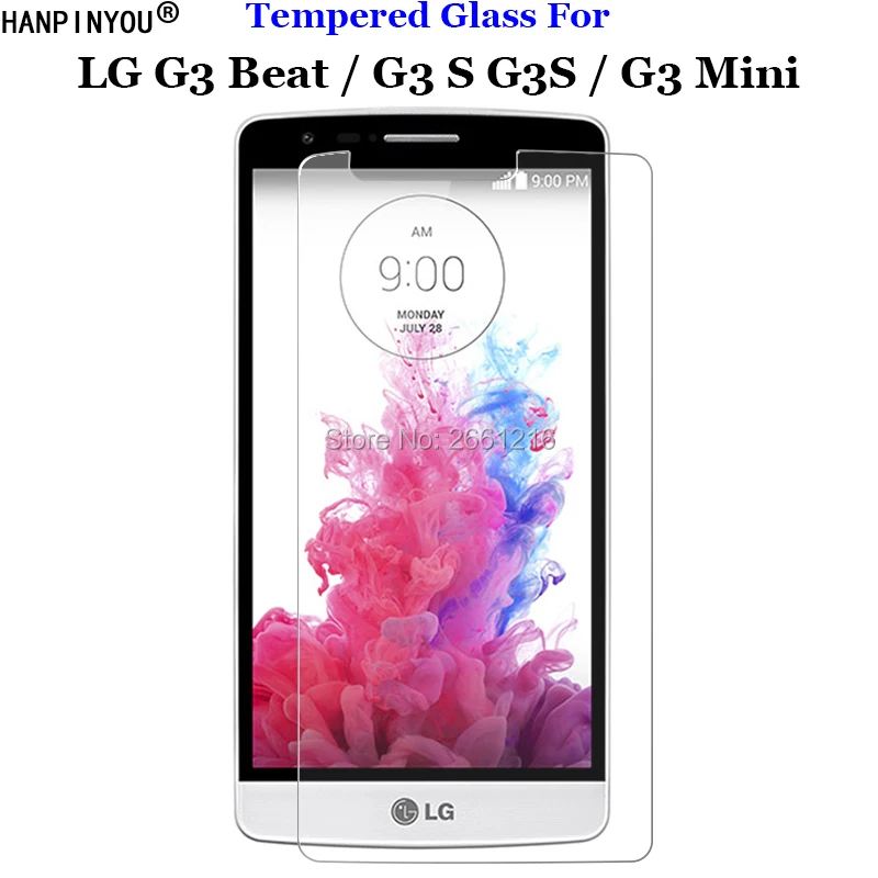 Закаленное стекло 9H 2.5D премиум класса для LG G3 S G3S / Mini Vigor D722 D725 D722K D724 5 0&quot|screen protector