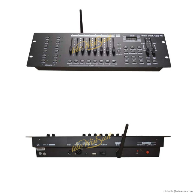 2 4G беспроводной Transevier 192 фонарь с подвижной головкой контроллер DMX512|Эффект