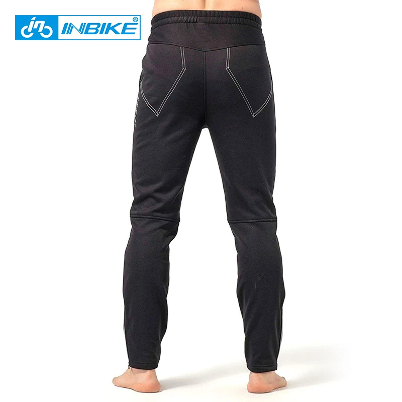 Азиатский Размеры INBIKE Для мужчин зимние штаны из флиса с защитой от ветра