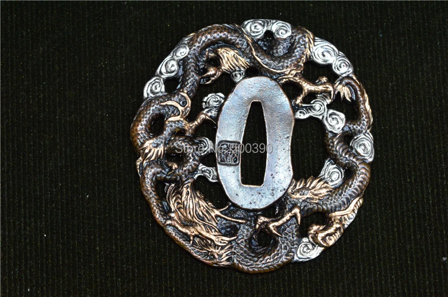 Фитинг латунный защитный Tsuba для японского катаны меч аксессуар набор с