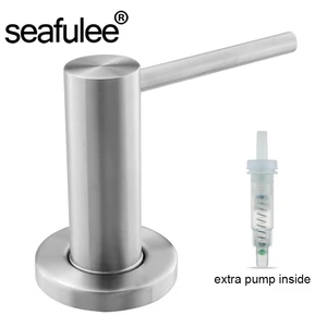 Диспенсер для жидкого мыла, из нержавеющей стали, 304 унции (500 мл)