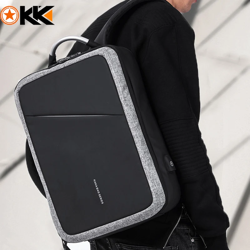 Рюкзак мужской непромокаемый под ноутбук с защитой от кражи и USB 15 6|antitheft