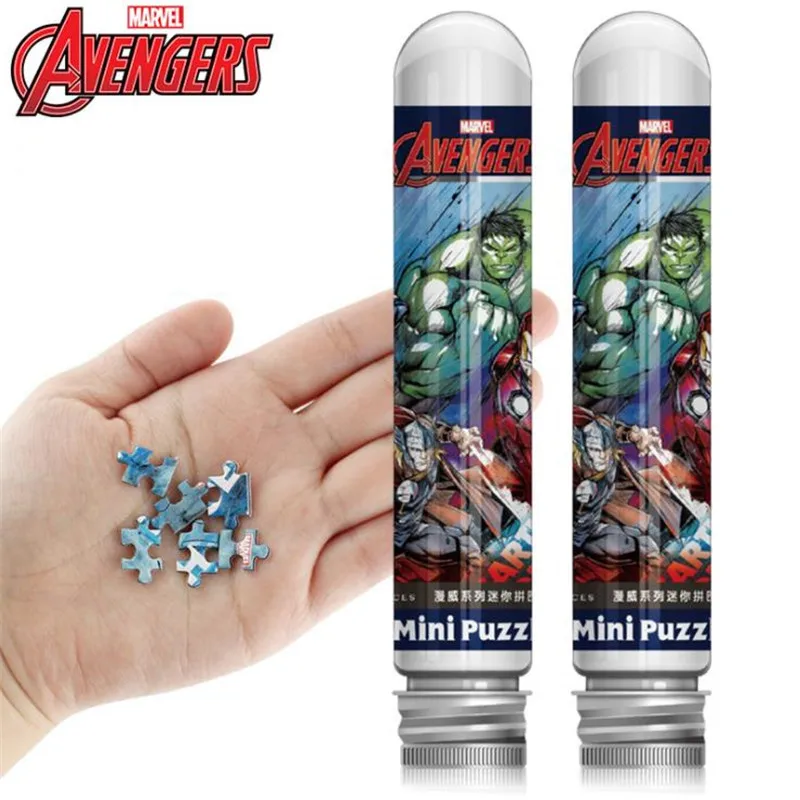 Marvel Test Tube Puzzles The Avengers Infinity War Paper Puzzle 150 шт. фильмы персонажи версия головоломки для