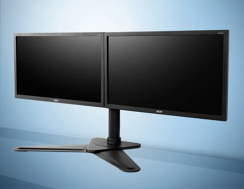 Настольная подставка с двойным держателем для монитора 10 &quot 30&quot кронштейн