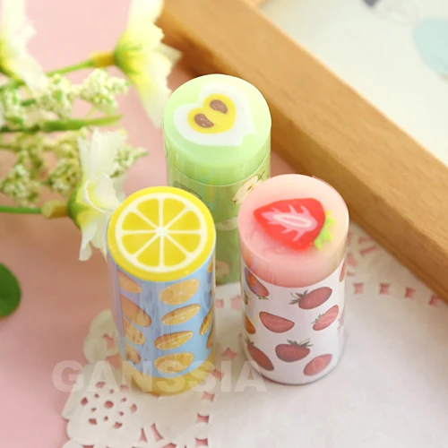 1 шт ластик для учебы с милой фруктовой серией резиновые ластики офиса Материал