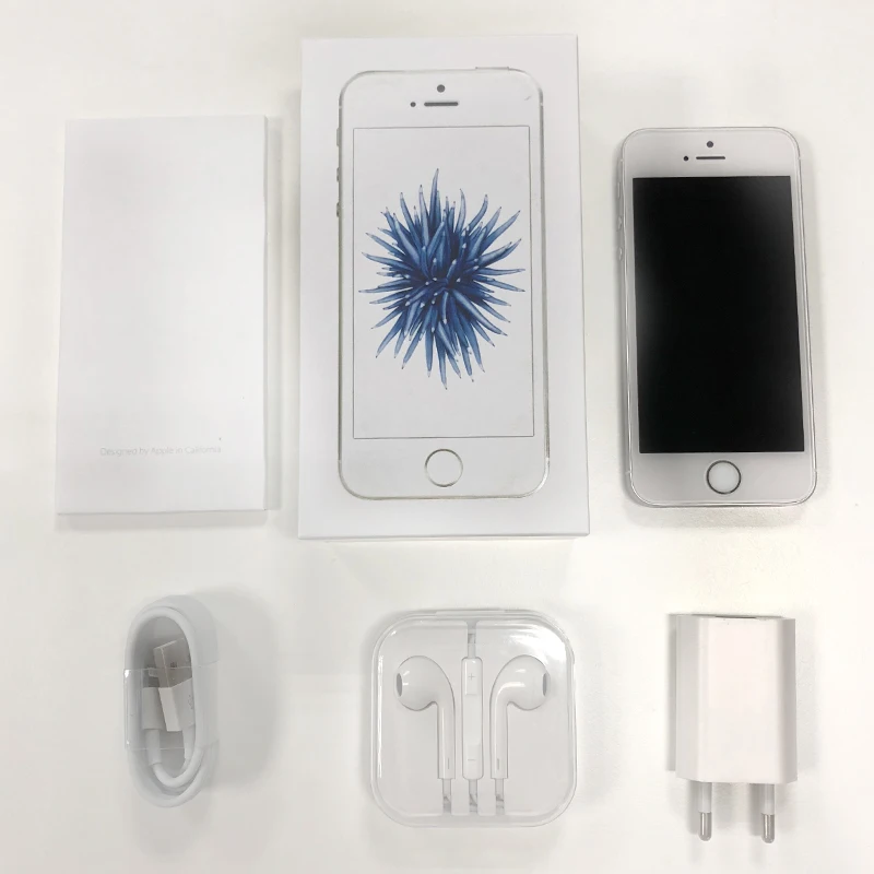 Разблокированный Apple iphone SE двухъядерный A1723/A1662 2 Гб ОЗУ 16 Гб/64 Гб ПЗУ 4," чип A9 iOS LTE Touch ID смартфон дешево