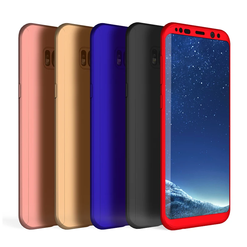 360 градусов противоударный чехол для samsung Galaxy S7 S7 край S8 S9 Plus Note 8 защитный чехол для samsung A3 A5 A7