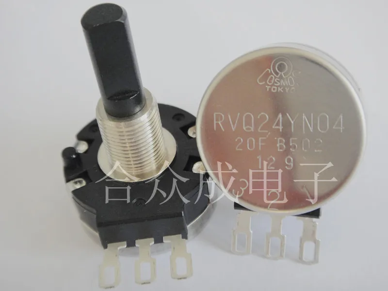 

[VK] Japan TOCOS RVQ24YN0425FB502 RVQ24YN04 25F B502 5K B5K long life potentiometer switch