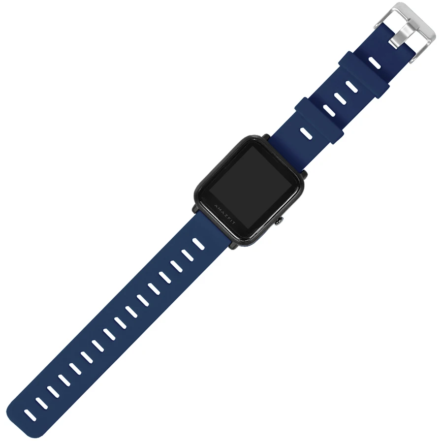 Силиконовый ремешок для Xiaomi Huami Amazfit Bip, Молодежные умные часы, браслет на запястье для Huami Amazfit, умные часы