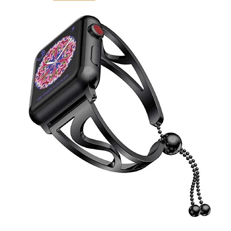 Женский ремешок для часов Apple watch band 38 мм 42 мм 40 мм 44 мм, браслет из нержавеющей стали для ремешок для часов аpple iWatch Series 4 3 2 1