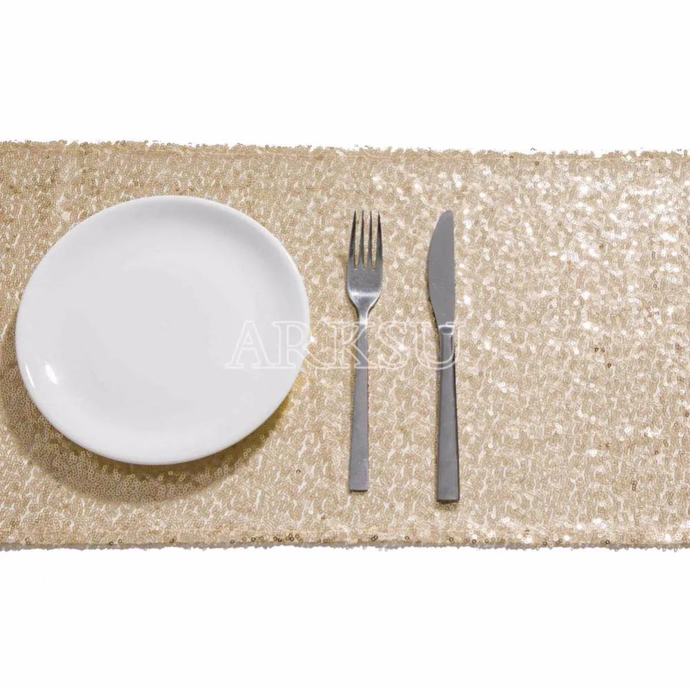 12X108Inch блесток Настольная дорожка Искрящийся блеск DIY для