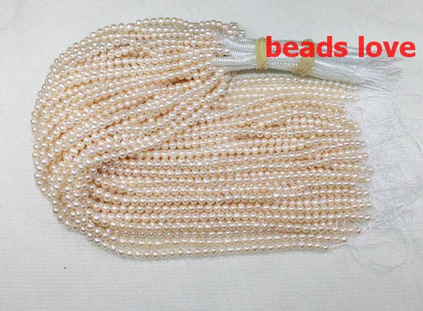 Круглый бисер из натурального пресноводного белого жемчуга 6 7 мм 8 9 10 опт (F00203)|round