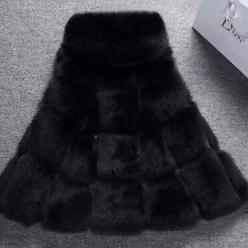UPPIN 2018 зимнее пальто женский толстый жилет из искусственного меха с капюшоном