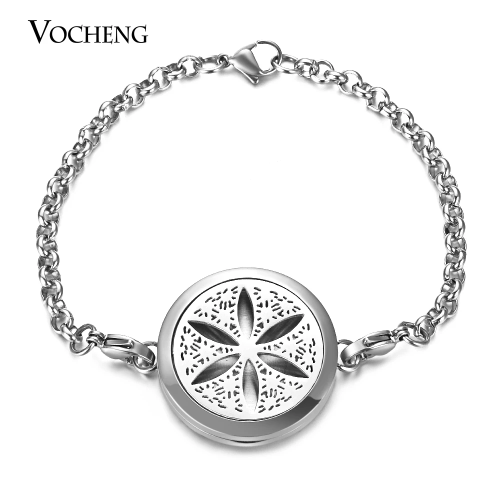 

10pcs/lot Stainless Steel Diffuser Locket Bracelet Scent Last Air Freshener Aroma Essential Oil Diffuser Bracelet VA-533*10
