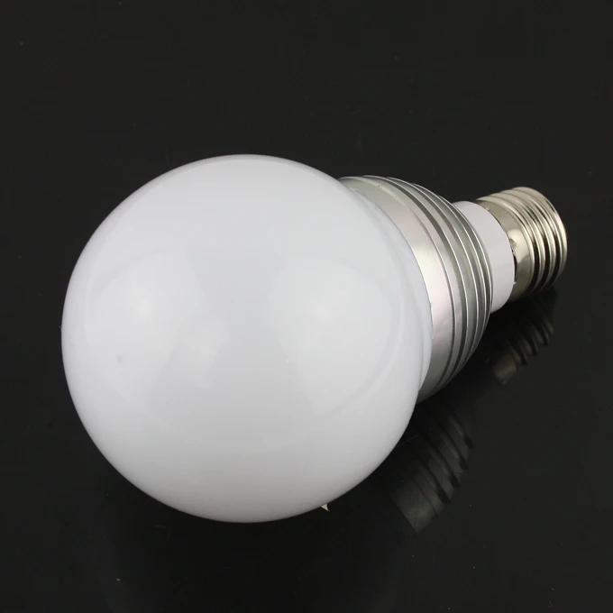 5W E27 RGB Globe LED Light Bulb with Remote Control 85V 265V|light bulb connector types|bulb capbulb auto |