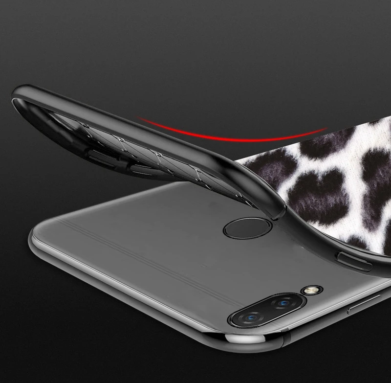 Модный леопардовый чехол для мобильного телефона huawei nova 3e ультратонкий простой