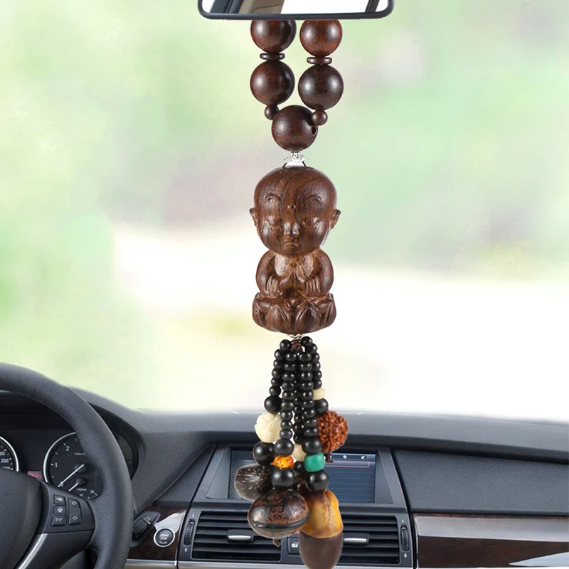 Автомобильный кулон Будда бисер благословение мир украшение интерьера