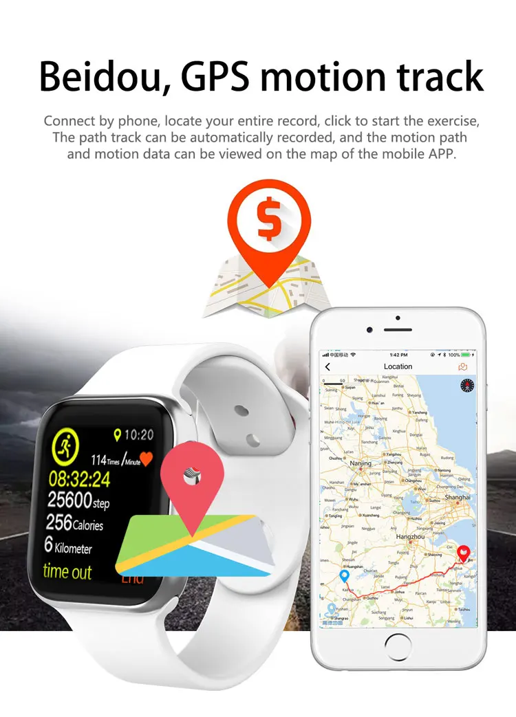 Smochm IWO 10 Bluetooth умные часы серии 1:1 IWO 8 Plus IWO 9 обновленный gps трекер спортивные умные часы для Apple iPhone Android