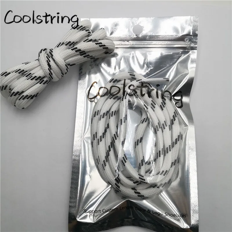 Coolstring 5,5 мм круглые шнурки спортивные черные белые красные шнурки для обуви унисекс повседневные шнурки для обуви, громоздкие кроссовки обувь для Пап