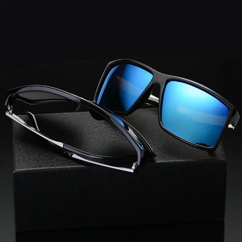 Oculos de sol feminino мужские поляризованные солнцезащитные очки для вождения Модные ослепительные цветные очки-полярископ квадратные солнечные очки волны