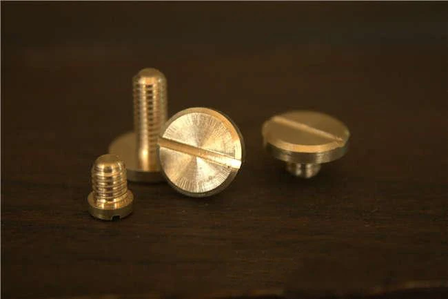 Винты гвоздики из чистой латуни с плоской шлицевой головкой 20 шт./лот M3 * 10 длина 8