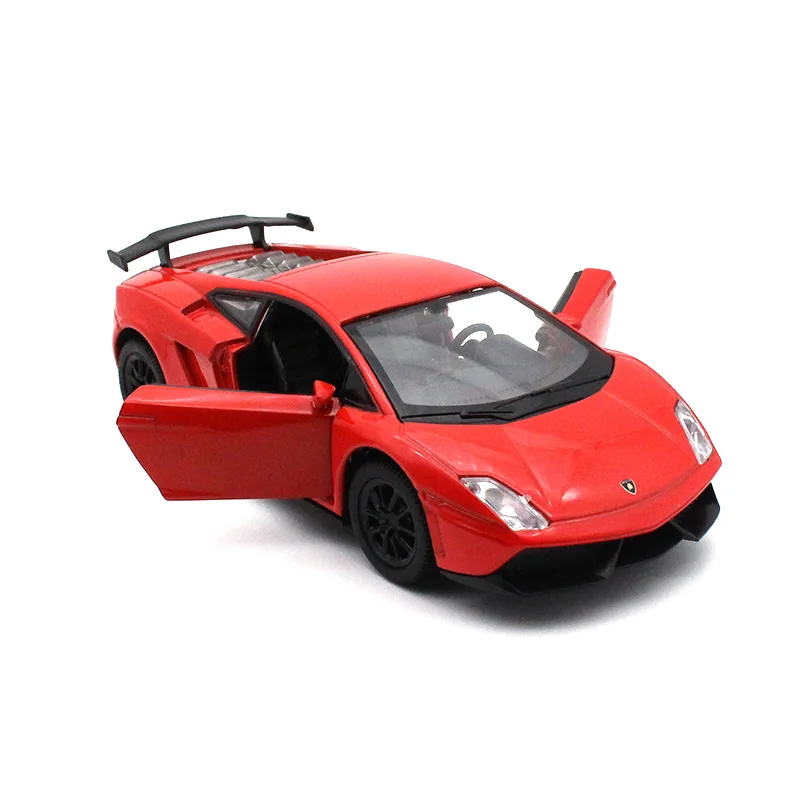 1:32 Lambo LP570 детские игрушки спортивный автомобиль литая модель автомобиля может открыть дверь Модель игрушки автомобиль металлический материал Коллекция украшения