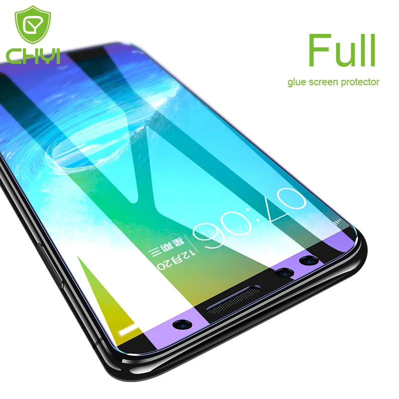 Защитное стекло CHYI для xiaomi PocoPhone F1 закаленное 2.5D 9H с олеофобным покрытием redmi 6 6A 5