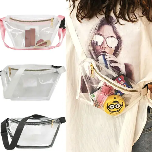 Женская прозрачная сумка-мессенджер сумка на плечо из ПВХ с буквами и