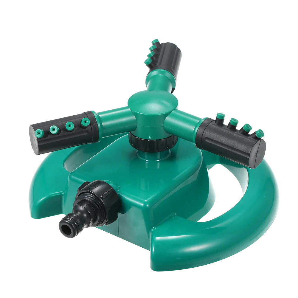 Автоматический разбрызгиватель воды вращающийся на 360 градусов трехрычажный