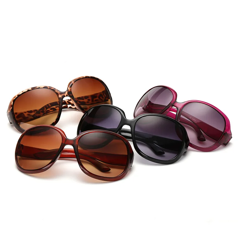 Роскошные Солнцезащитные Очки Женщин Бренд Дизайнер Четкие Пластиковые Большой