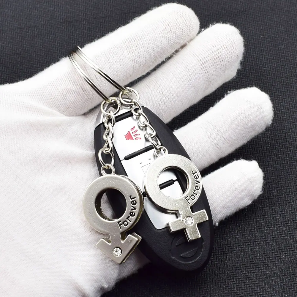 ATOBABI парные брелки для ключей из цинкового сплава влюбленных мужчин + женщин