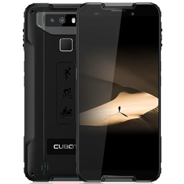 Black Cubot Quest Android 9,0 4 Гб 64 Гб MT6762 Восьмиядерный с поддержкой магнитного NFC Смартфон 5,5 ''HD+ IP68 водонепроницаемый пылезащитный Мобильный телефон - Цвет: Black