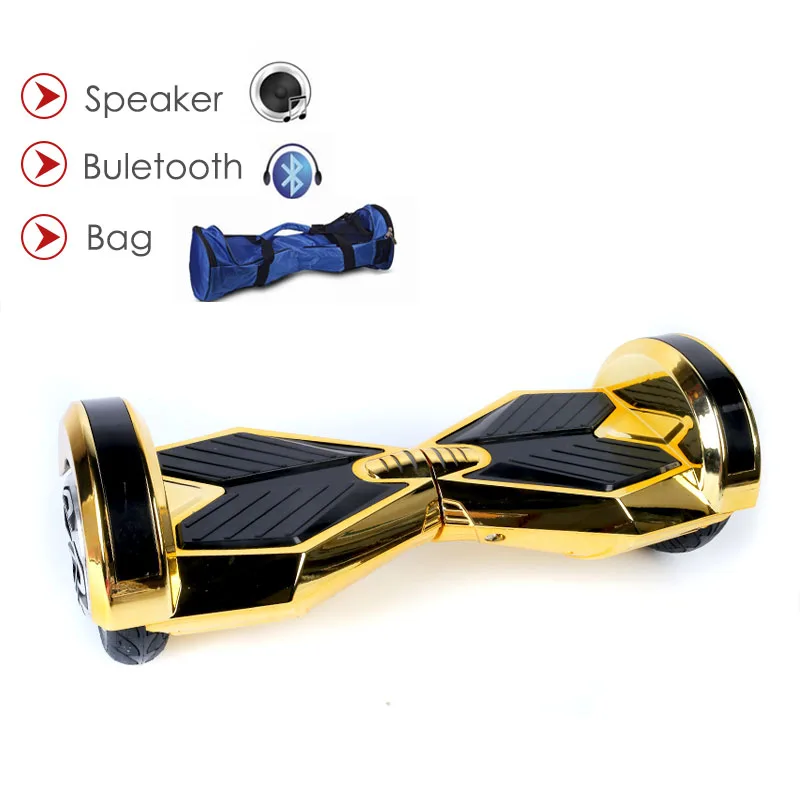 8 дюймов 2 колеса Ховерборды 4400AMH батарея скутер Kick Gyroscooter стоячий скейтборд Bluetooth