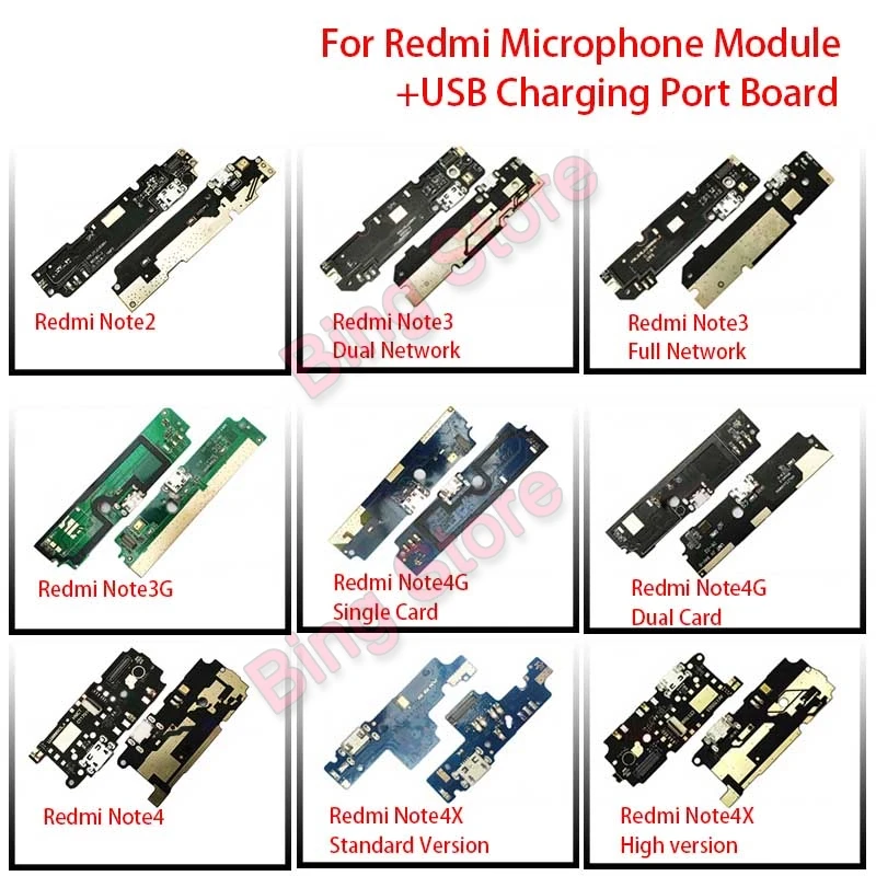 Микрофонный модуль + usb порт для зарядки гибкий кабель соединительные детали Xiaomi