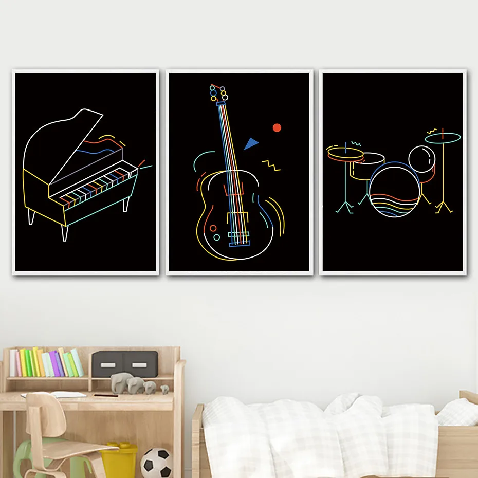 Настенная картина Gohipang с изображением линий декор для гостиной в скандинавском