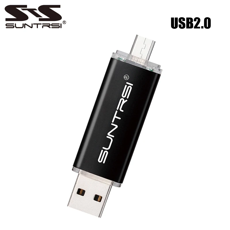 Suntrsi usb 2 0 флеш накопитель 32G 64G 16G смартфон планшет ПК OTG внешний флешка 8G Флешка