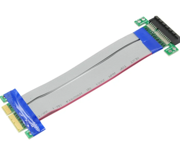 5 шт./лот PCI E 4X4X расширитель для переходных карт гибкий Удлинительный кабель