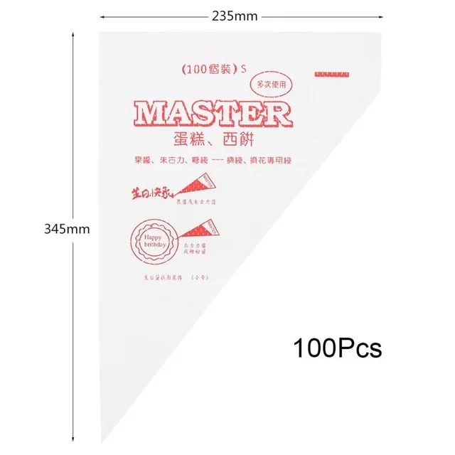 100 pcs L size Инструмент для украшения торта русские Трубопроводные насадки кондитерский инструмент печенье заливочная форма для кондитерских изделий насадка для крема Кондитерские насадки - Цвет: 100 pcs L size