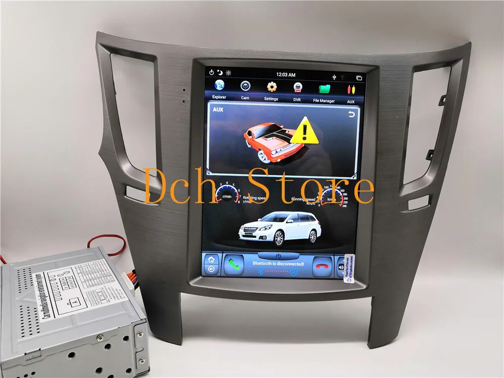 10,4 дюймов Tesla стиль Android 8,1 автомобильный DVD gps навигация для Subaru Legacy Outback 2010- PX6 CARPLAY стерео радио ips 4G ram