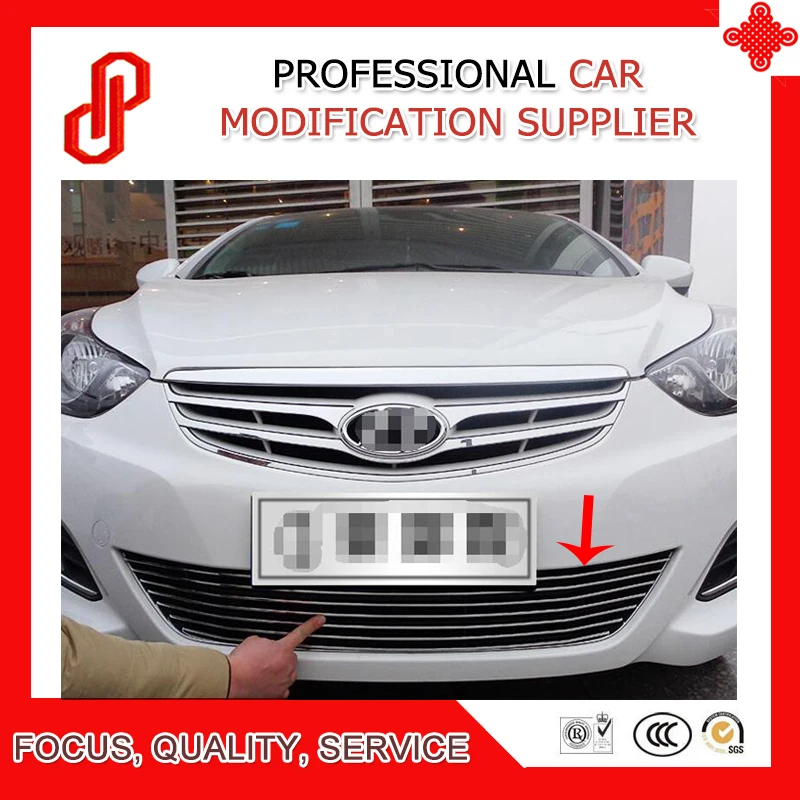 Modificate 304 нержавеющая сталь Передняя решетка автомобиля гоночные Грили Гриль