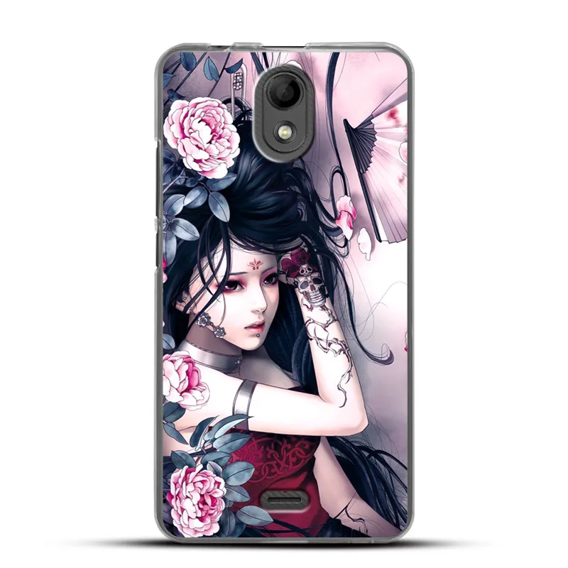 Чехол для Wiko Kenny силиконовый мягкий ТПУ чехол модный дизайн художественный