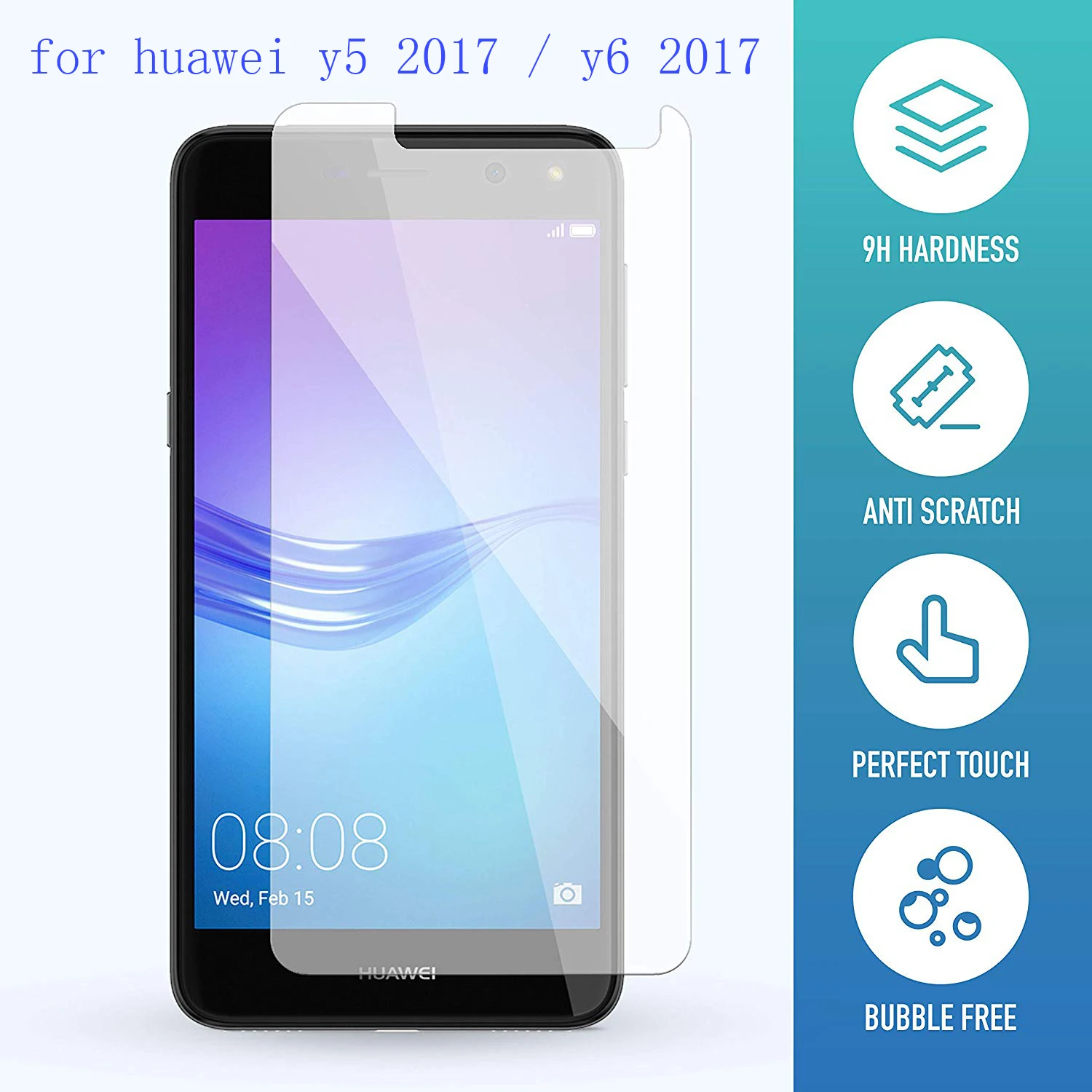 Premium HD закаленное Стекло пленка для huawei Y5 2017 3 III спереди ЖК дисплей Экран