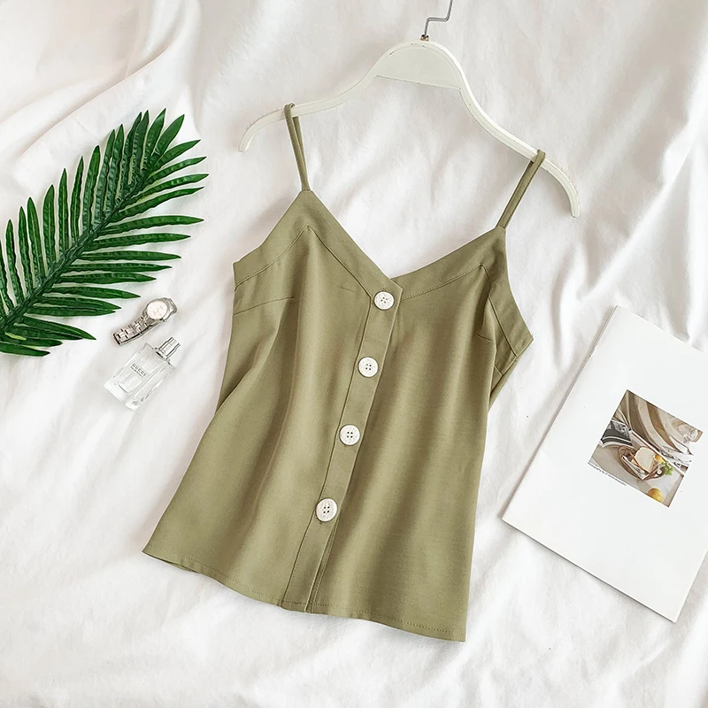 2019 Новый Модный женский жилет сплошной цвет темперамент v образный вырез без