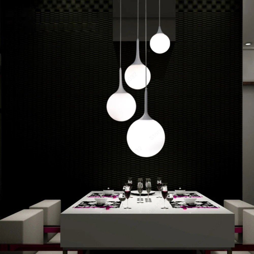 BDBQBL подвесные светильники в виде молочного шара стеклянные лампы стиле лофт