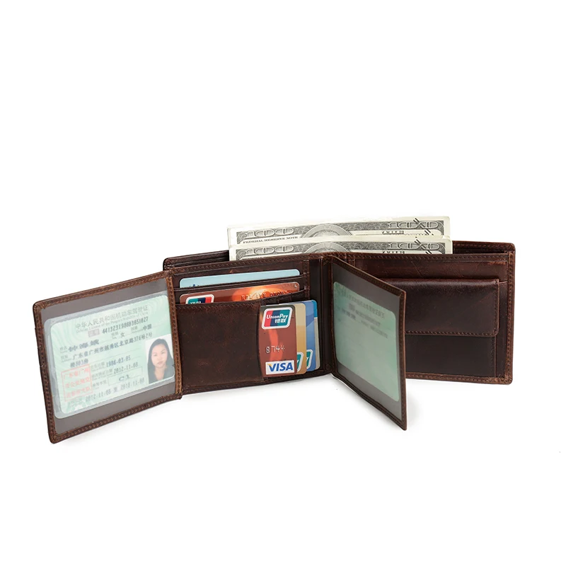 WESTAL натуральная кожа клатч мужской кошелек короткие бумажник ретро маленькие