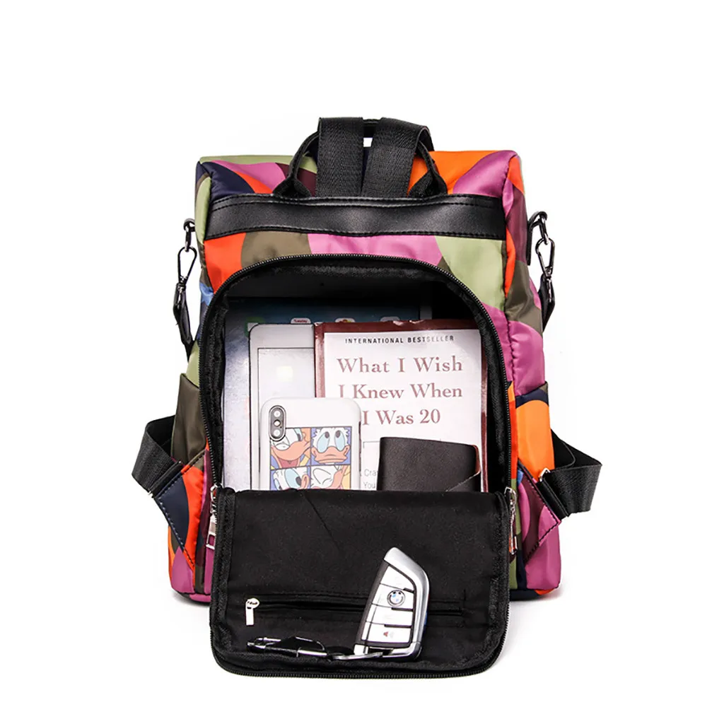 

Women Backpack Large Capacity Simple Stylish Waterproof Student Bag Backpack Anti Theft Backpacks Mochila Feminina T