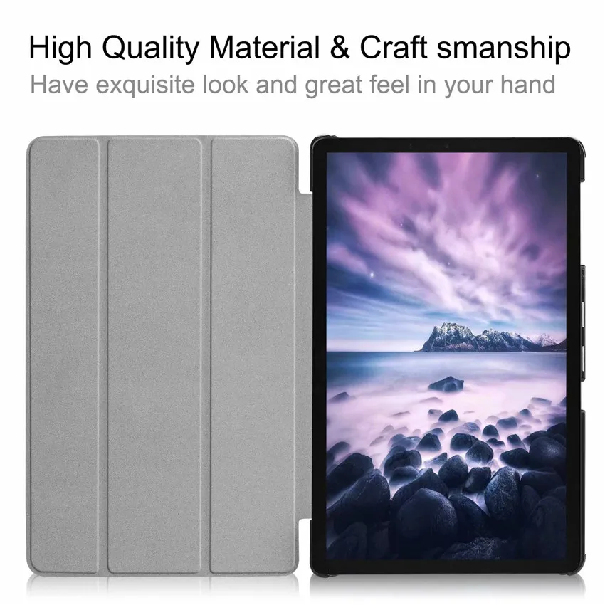 Тонкий чехол для Samsung Galaxy Tab A 10 5 Женский из искусственной кожи планшета T590 T597 T595 2018